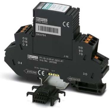 Phoenix Contact - Überspannungsableiter für Informations-/MSR-Technik Überspannungsschutz-Gerät PT-IQ-3-HF+F-12DC-PT für HF Anwendungen