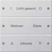 Gira - Bussystem-Tastwippe Wippenset 3-fach 220326 beschr. Sys 55 F Alu