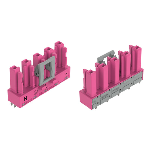 WAGO - Leiterplattensteckverbinder Buchse für Leiterplatten 770-885/082-000 gerade,5-polig,pink − 50 Stück