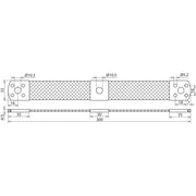 DEHN - Zubehör/Ersatzteile für Erdung und Blitzschutz Überbrückungsband UEBBL3003XB105B5,2A Al 50mmq L300mm