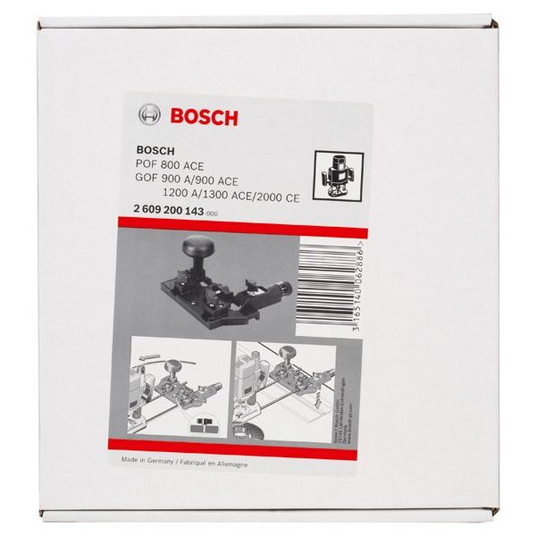 Bosch - Systemzubehör für Fräsen (Akku/elektrisch) Fräszirkel und 2609200143 Führungsschienenadap