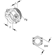 HKL - Druckschraube 922/09 − 100 Stück