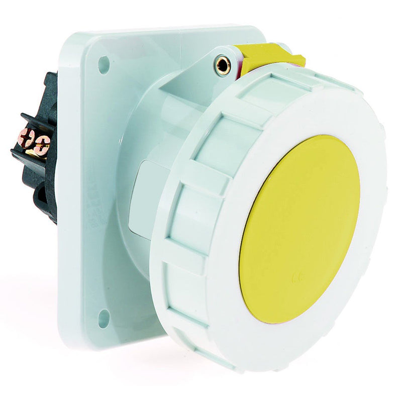 Bals Elektrotech - CEE-Anbausteckdose (IEC 60309) Anbausteckdose geneigt 63A 12004 5p 110V 4h IP67