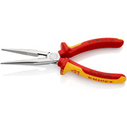 Knipex - Flachzange Flachrundzange 26 16 200 mit Schneide, 200mm