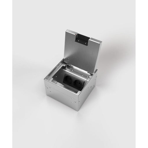 BS Bodensteckdosen - Geräteeinsatz für Unterflurmontage Bodensteckdose 8902BB-2-0 1xSch,1x RJ45 2f