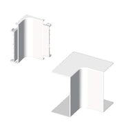 Unex - Inneneck für Leitungsführungskanal Inneneck 73320-2 rws 40x40 U24X − 6 Stück