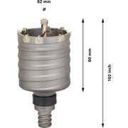 Bosch - Bohrkrone PRO SDS max-5 Bohrkrone, 2608580522 82 x 80 x 102 mm