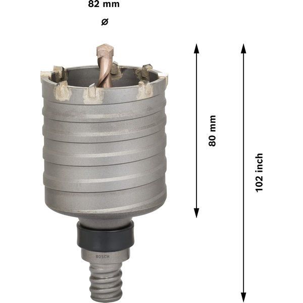 Bosch - Bohrkrone PRO SDS max-5 Bohrkrone, 2608580522 82 x 80 x 102 mm