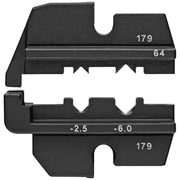 Knipex - Einsatz für Presswerkzeug Kabelschuhe/Verbinder, Aderendhülsen, Schirmanschluss Crimpeinsatz 97 49 64 für ABS-Stecker