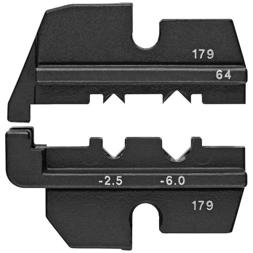 Knipex - Einsatz für Presswerkzeug Kabelschuhe/Verbinder, Aderendhülsen, Schirmanschluss Crimpeinsatz 97 49 64 für ABS-Stecker
