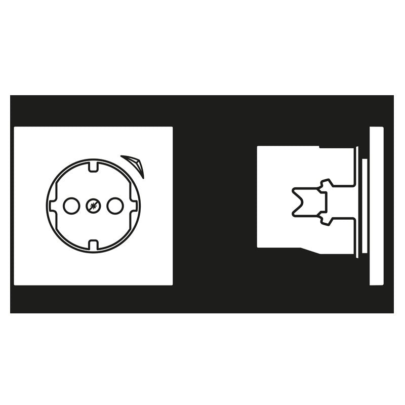 Jung - Steckdose SCHUKO Steckdose 16 A 250V BT LS 1521 S m. Berührungsschutz