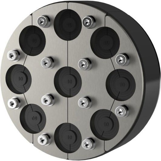 Hauff - Mauerdurchführung für Kabel und Rohre Ringraumdichtung HRD150-SG-9/6-25 f. 9 Kabel D=6-25mm