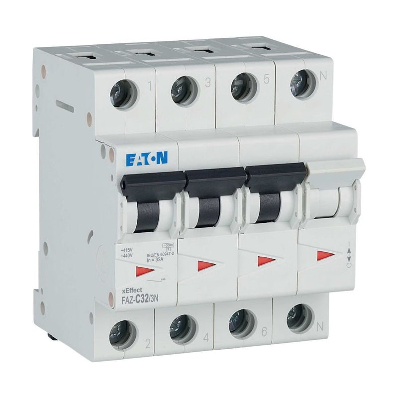 Eaton - Leitungsschutzschalter FAZ-C32/3N C 32A, 3p+N