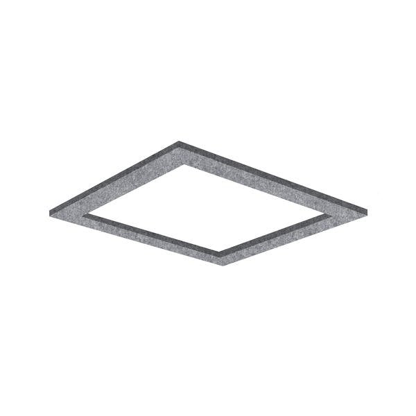 Brumberg Leuchten - Mechanisches Zubehör/Ersatzteile für Leuchten Akustikpaneel Q795mm 85310442 Auss. Q602mm, grey