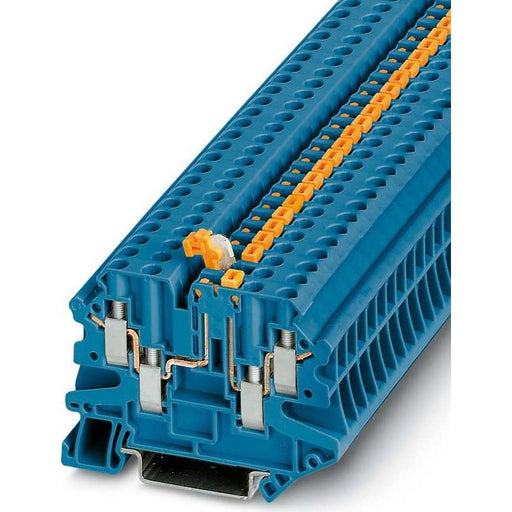 Phoenix Contact - Trenn- und Messtrenn-Reihenklemme Durchgangsreihenklemme UT4-QUATTRO-MT P/PBU − 50 Stück