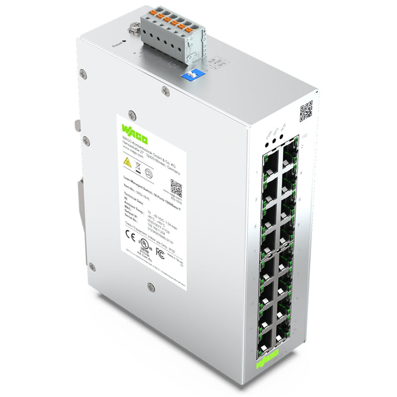 WAGO - Netzwerk Switch Lean-Managed-Switch 852-1816 16-ports 1000BASE-T