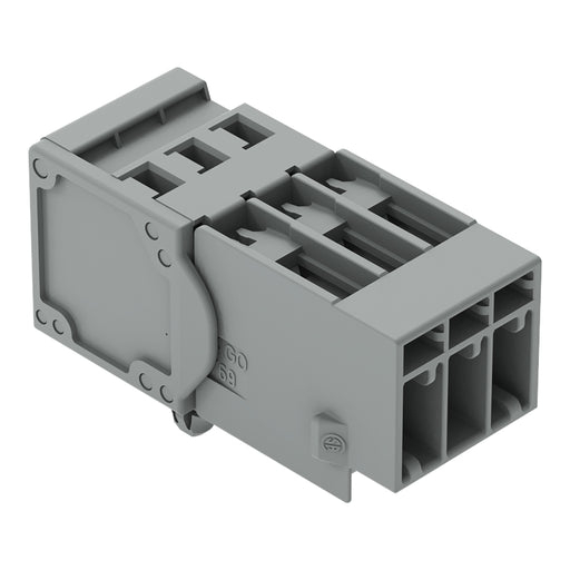 WAGO - Ein- und mehrpolige Klemmenleiste 1-Leiter-Stiftleiste 769-603/001-000 CAGECLAMP,4mm²,gr − 100 Stück
