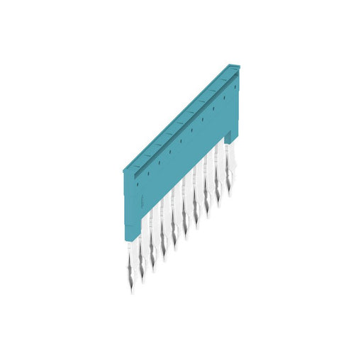 Weidmüller - Querverbinder/Brücker für Reihenklemme Querverbinder ZQV 6N/10 BL gesteckt − 20 Stück