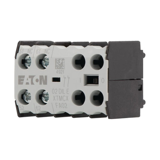 Eaton - Hilfsschalterblock Hilfsschalterbaustein 02DILE 2Ö,Zentral-Aufbau