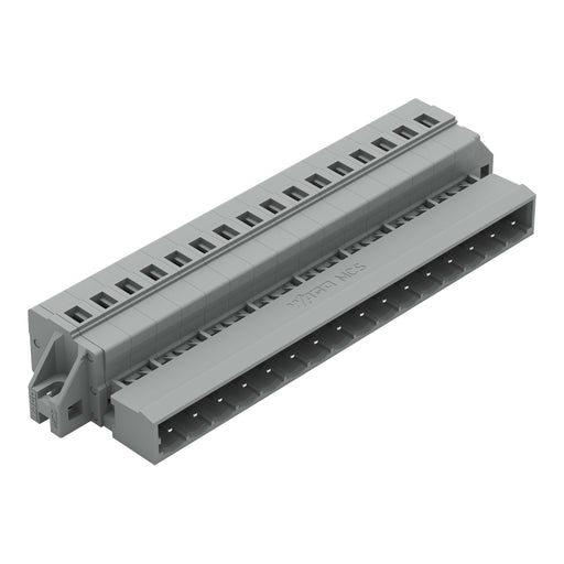 WAGO - Kabelsteckverbinder für Leiterplattensteckverbinder 1-Leiter-Stiftleiste 231-616/019-000 CAGECLAMP,2,5mm²,gr − 10 Stück