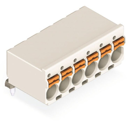 WAGO - Leiterplattensteckverbinder 1-Leiter-THR-Federleiste 20922372200000900000 abgewinkelt − 120 Stück
