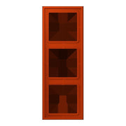 Jung - Abdeckrahmen Rahmen 3-fach LC 983 244 rouge vermillon 59