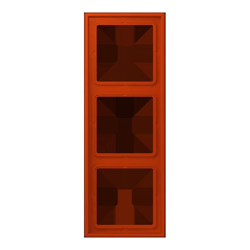 Jung - Abdeckrahmen Rahmen 3-fach LC 983 244 rouge vermillon 59