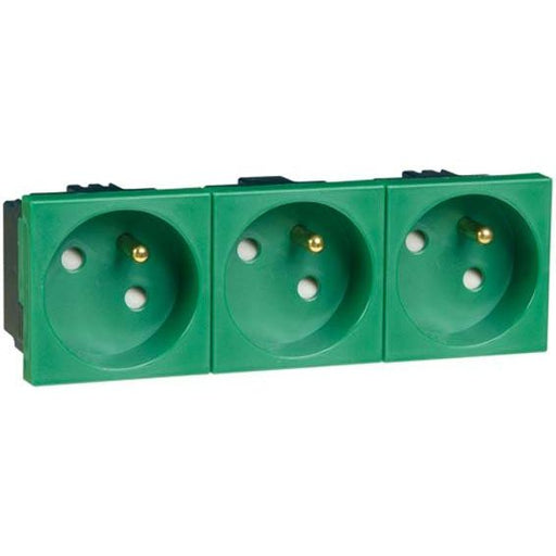 Peha - Schalter-/Steckdosenkombination Steckdose 3f B 6273.42 EMS SI WI