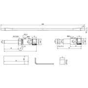 DEHN - Zubehör/Ersatzteile für Erdung und Blitzschutz Anschlussset HVILIASSRIV20GFB1000 f. HVI-light-Leitung