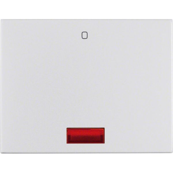 Berker - Abdeckung/Bedienelement für Installationsschalterprogramme Wippe Alu 14177103 rt Linse/Aufdruck 0