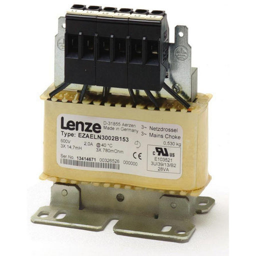 Lenze - Drossel für Niederspannung Netzdrossel EZAELN3002B153