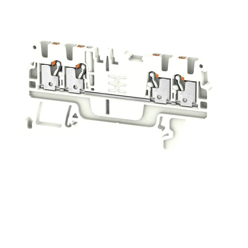 Weidmüller - Durchgangs-Reihenklemme Klemme A4C 1.5 WT PUSH IN, 1.5 mm² − 100 Stück