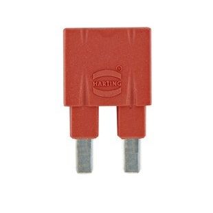 Harting - Zubehör/Ersatzteile für Industriesteckverbinder Steckbrücke, 1x 2, längs, 09330009830 Polyamid (PA) RAL