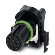 Phoenix Contact - Rundsteckverbinder, feldkonfektionierbar (Industriesteckverbinder) Einbausteckverbinder SACC-CI-M12F#1424199 − 20 Stück