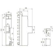 DEHN - Kombi-Ableiter für Energietechnik Kombi-Ableiter DSH ZP 2 TNS 255 TN-S