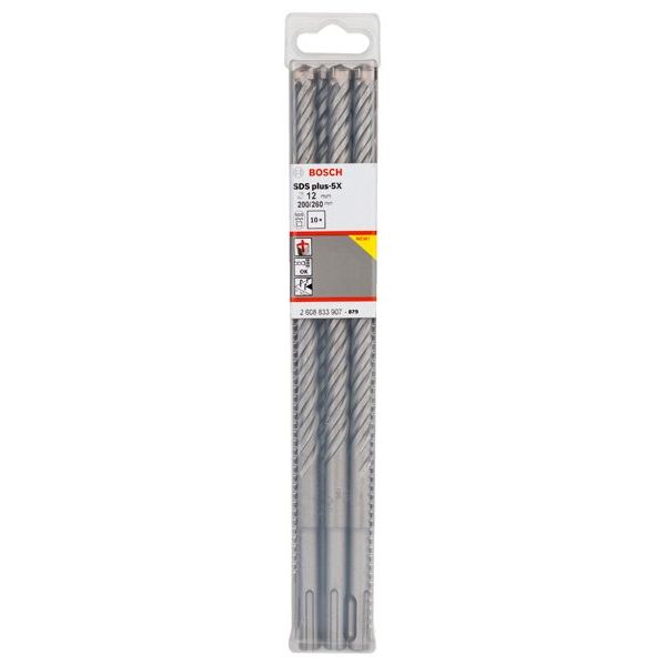Bosch - Bohrer PRO SDS plus-5X 2608833907VE(10) Hammerbohrer 12 x