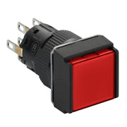 Schneider Electric - Drucktaster, Komplettgerät Leuchtdrucktaster, rot XB6ECF4B2P o. Rastung, 24V, 2W − 5 Stück