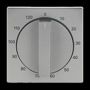 Busch-Jaeger - Abdeckung/Bedienelement für Installationsschalterprogramme Zentralscheibe edelstahl 1771-866-103 Bedienelement