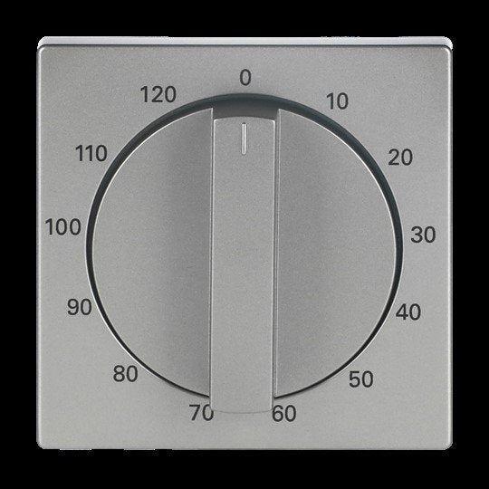 Busch-Jaeger - Abdeckung/Bedienelement für Installationsschalterprogramme Zentralscheibe edelstahl 1771-866-103 Bedienelement