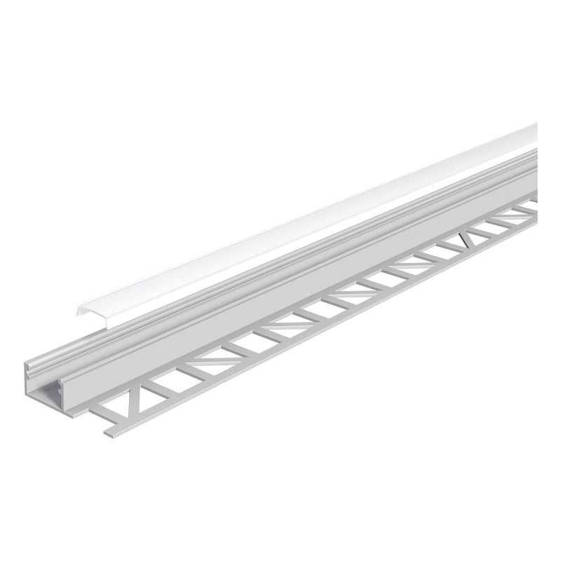 EVN Lichttechnik - Mechanisches Zubehör/Ersatzteile für Leuchten Alu-Profil m. Abdeckung APFL1AM200 opal, 2m