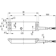 Schmersal - Induktiver Näherungsschalter Sicherheitssensor BNS 33-12Z-2187 5,0m