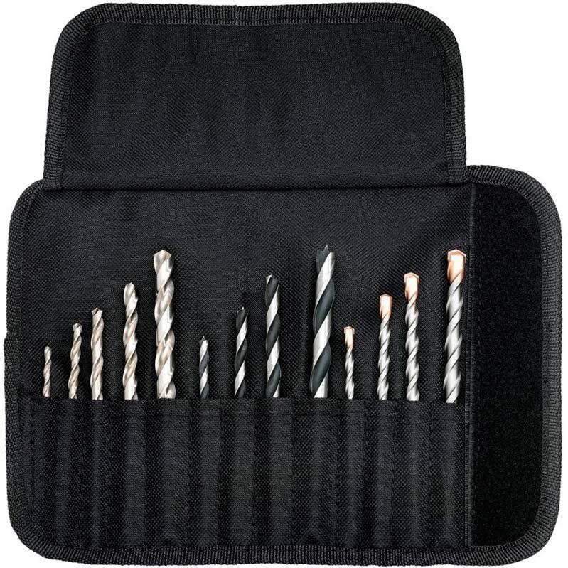 Metabowerke - Bohrer-Set Bohrersortiment-Rolltasche 626728000 13-teilig