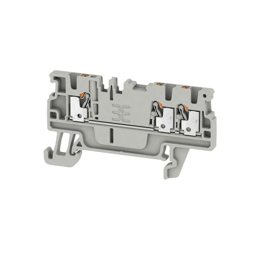 Weidmüller - Durchgangs-Reihenklemme Klemme A3C 1.5 LTGY PUSH IN, 1.5 mm² − 50 Stück