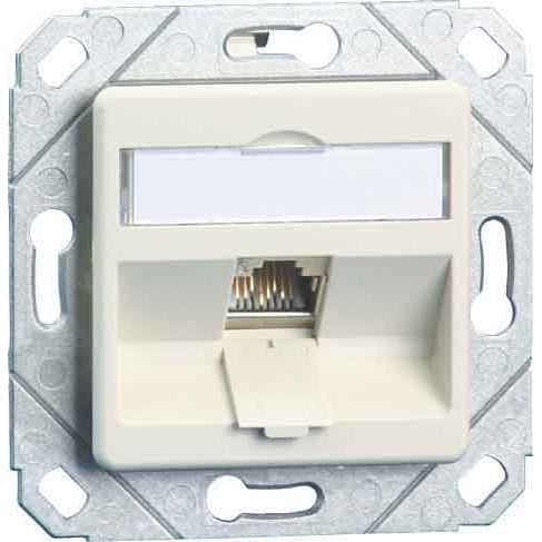 Metz Connect - Kommunikationsanschlussdose Kupfer Anschlussdose C6Amodul Upk TN C6Amod-1UPk-270rw 1Port 270 Upk,rws − 1 Stück