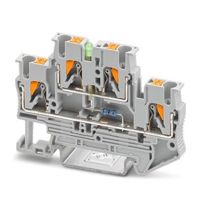 Phoenix Contact - Durchgangs-Reihenklemme Doppelstockklemme PTTB 2,5-LA 24 GN − 500 Stück