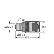 Turck - Zubehör/Ersatzteile für Steuerungen Wanddurchführung FKSDD RJ45SF 44