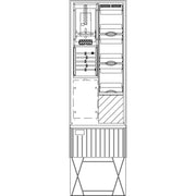 Elsta Mosdorfer - Zähler-Komplettschrank Zähleranschlusssäule ZS341.N4.72 A340 N4 1Z 3.HZ 72TE