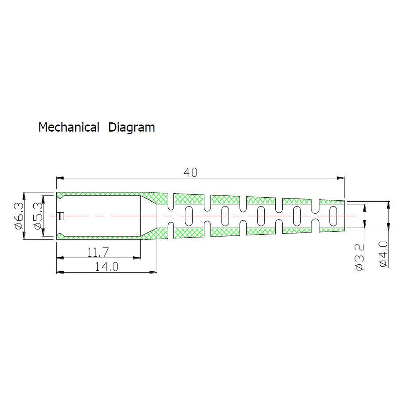 EFB-Elektronik - LWL-Steckverbinder Knickschutztülle 53202.31 0,9mm, schwarz