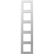 Jung - Abdeckrahmen Rahmen 5-fach alu AC 585 AL waage/senkrecht