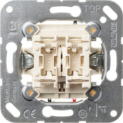 Jung - Installationsschalter Jalousie-Wippschalter 509 VU 10AX 250V Sch.1-pol